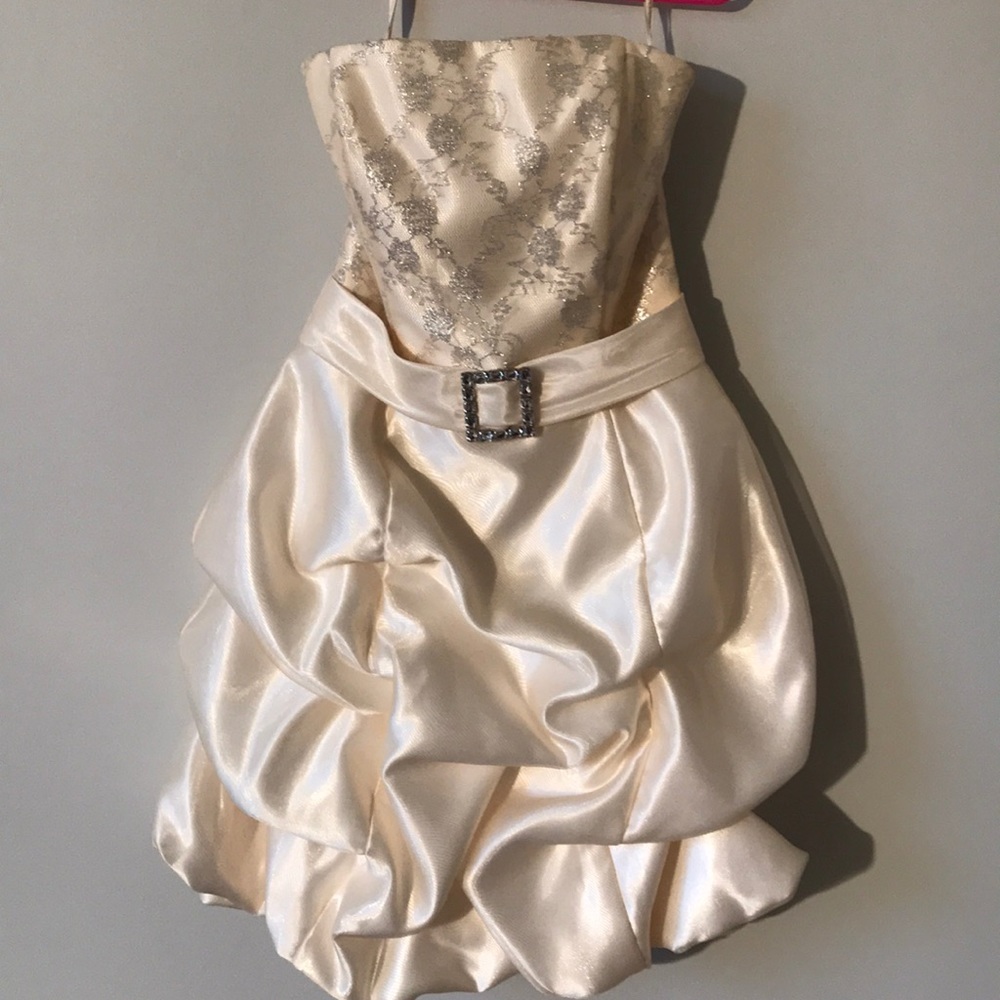 Mini formal dress by Jessica McClintock